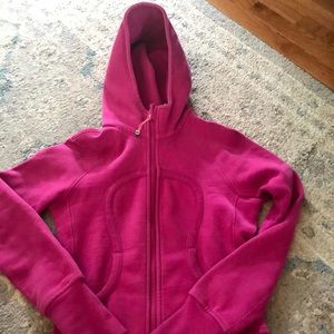 Lululemon Magenta Scuba Hoodie size 4